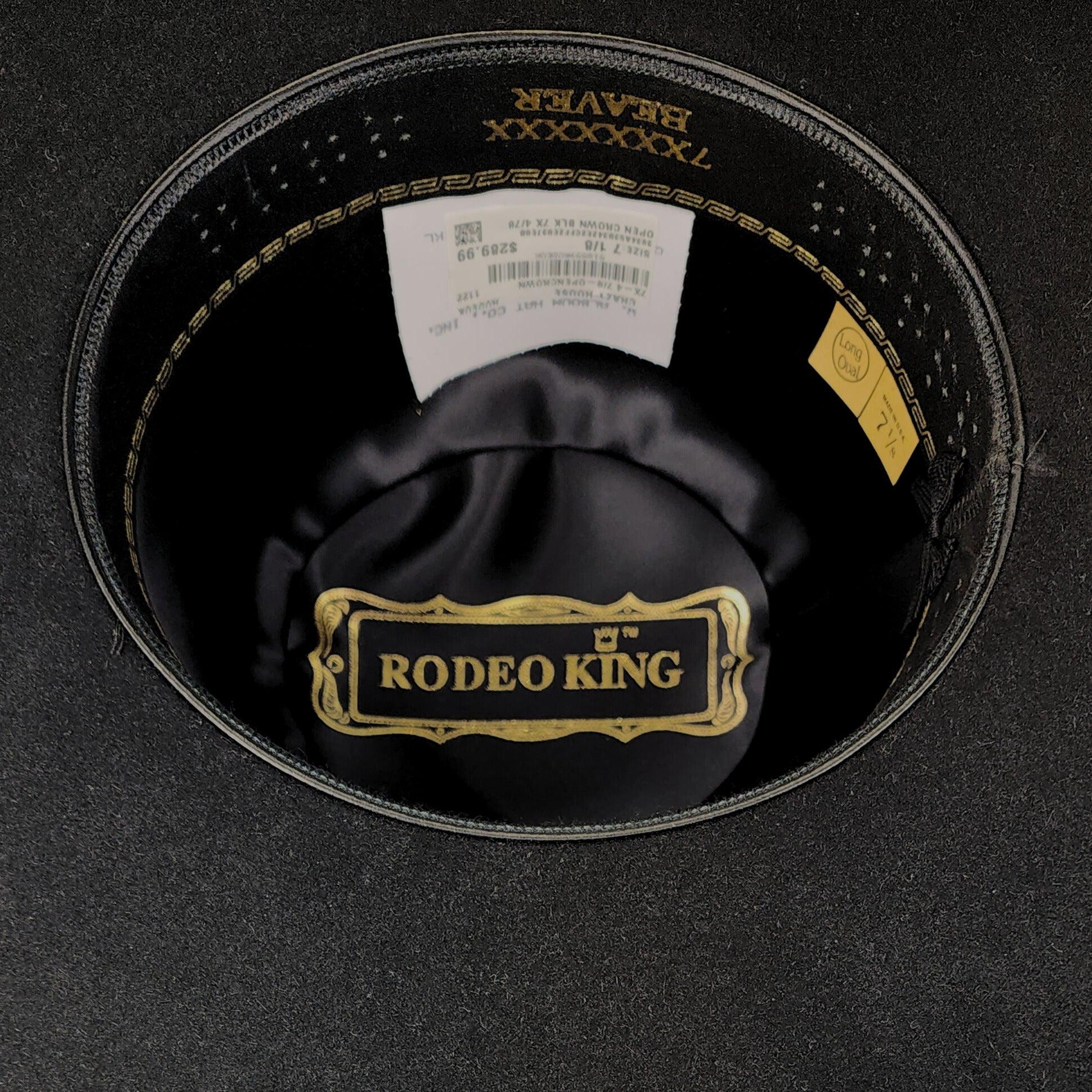 Rodeo King 7X Black 5" Felt Hat - Crazy House Western Wear