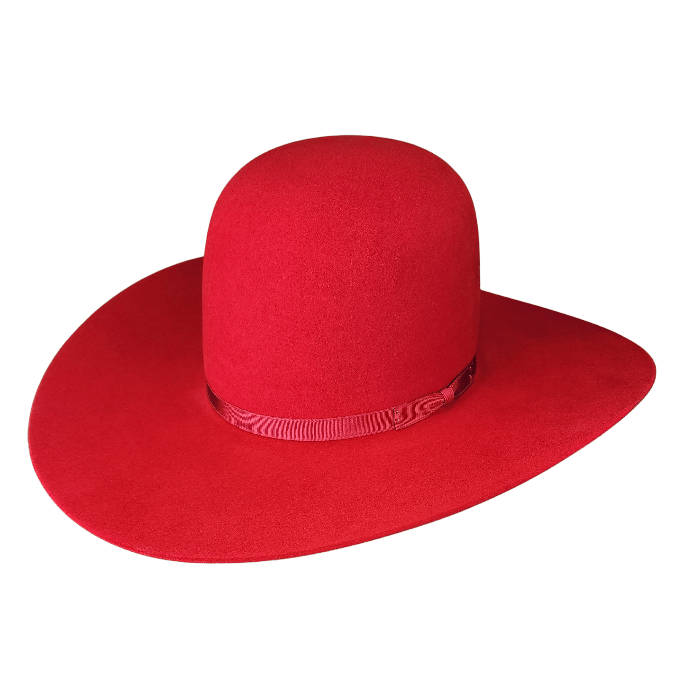 Rodeo King 7X Red 4 1/2" Felt Hat - Crazy House Western Wear