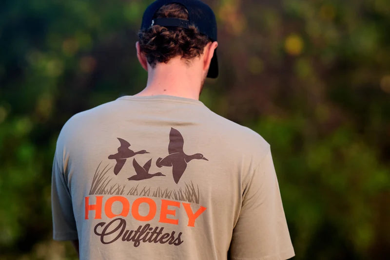 Hooey Men's Olive Decoy Outfitters T-shirt HT2616OL