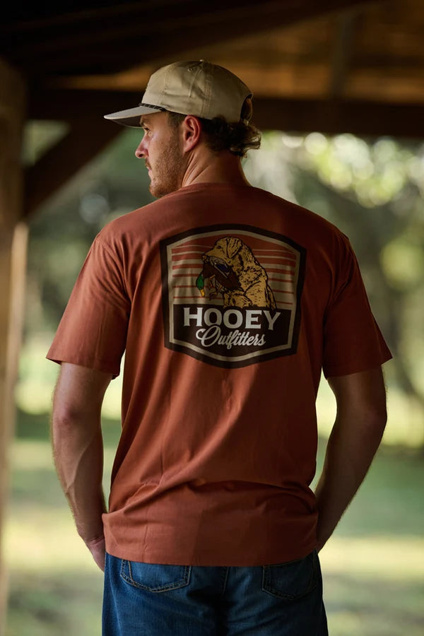 Hooey Men's Rust Toller Outfitters T-shirt HT2656RU