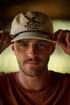 Hooey Men's Cream Mallard 5-Panel Full Surround Snapback 6038T-CR
