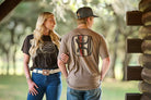 Hooey Men's Brown Zenith Front Pocket T-shirt with Brown Serape Logo HT2605BR