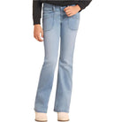 Girl's Rock & Roll Denim Deep Pocket Bootcut Jeans BG4MD04766 - Crazy House Western Wear