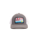 Crazy House Unisex Grey and White Cap with Outfitter Patch - Crazy House Western Wear