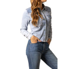 Women's Kimes Ranch Light Wash Rayna Snap Shirt 