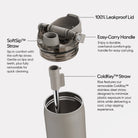 Brumate Tortoise 25oz Rise Tumbler DWRI25TSH