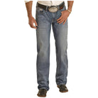 Men's Rock and Roll Denim Pistol Regular Fit Straight Bootcut Jean BM1PD03707 - Crazy House Western Wear