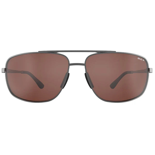 Bex Gambit Gunmetal/Brown Sunglasses S147GB