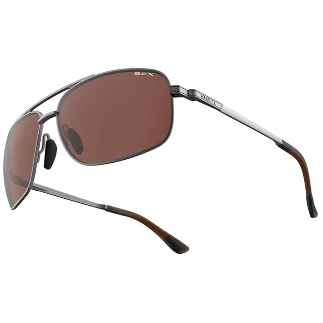 Bex Gambit Gunmetal/Brown Sunglasses S147GB
