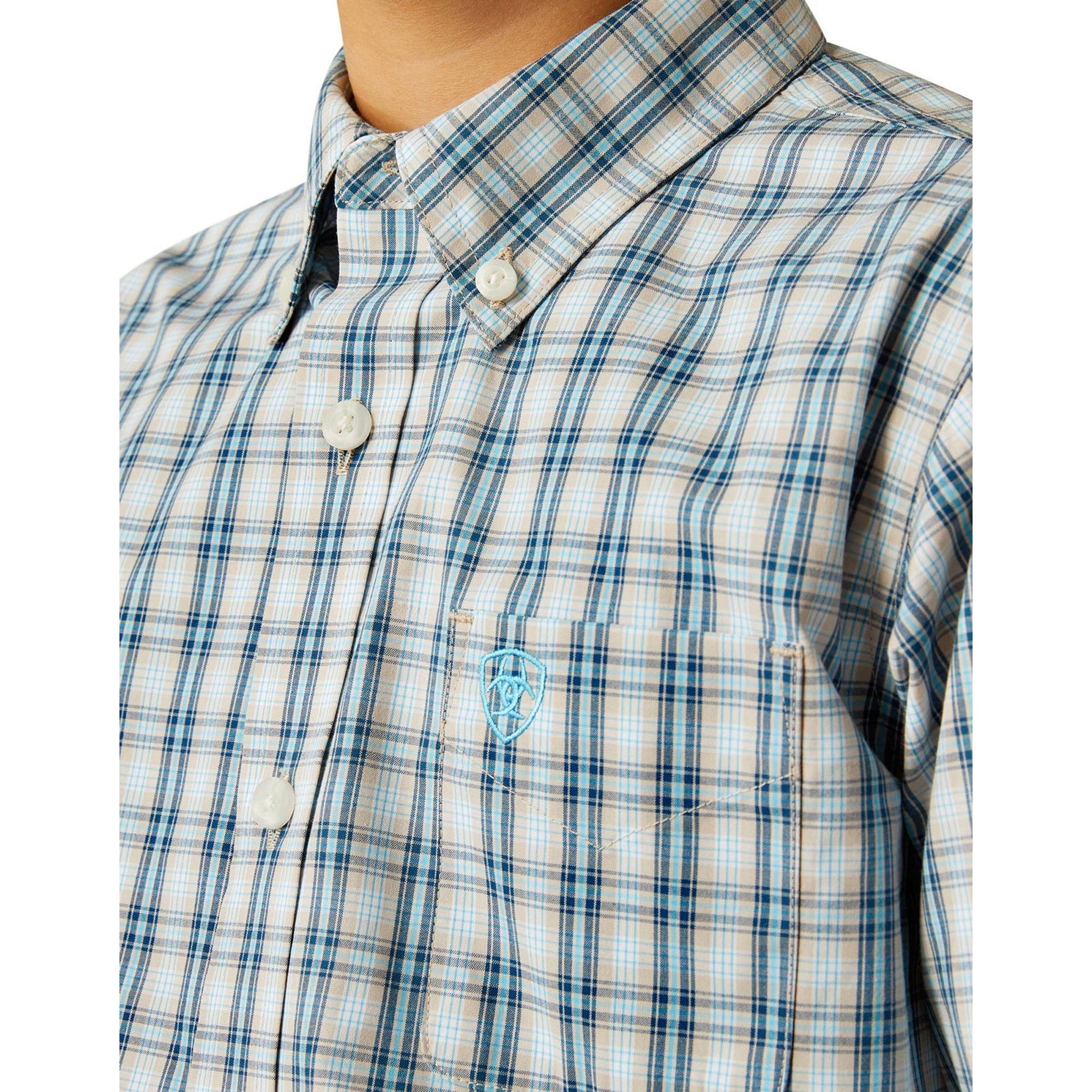 Boy's Ariat Series Shelton Classic Fit Shirt 10058718 - Crazy House Western Wear