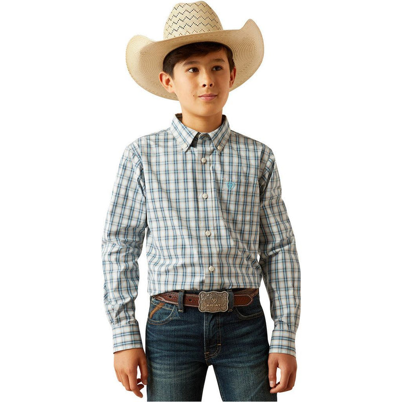 Boy's Ariat Series Shelton Classic Fit Shirt 10058718 - Crazy House Western Wear