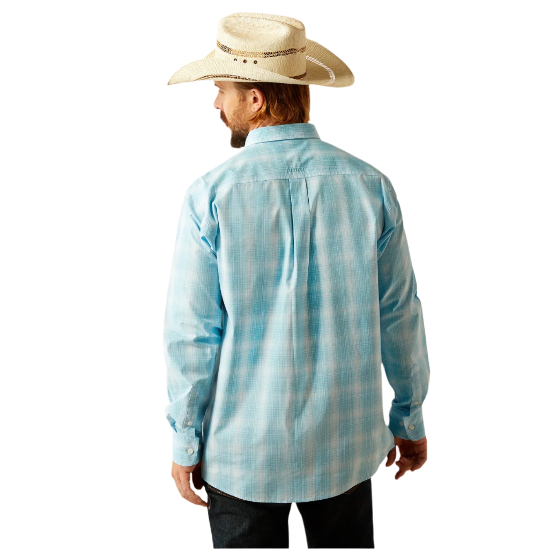 Men's Ariat Pro Series Gregory Classic Fit Button Down Shirt 10054652 - Crazy House Western Wear