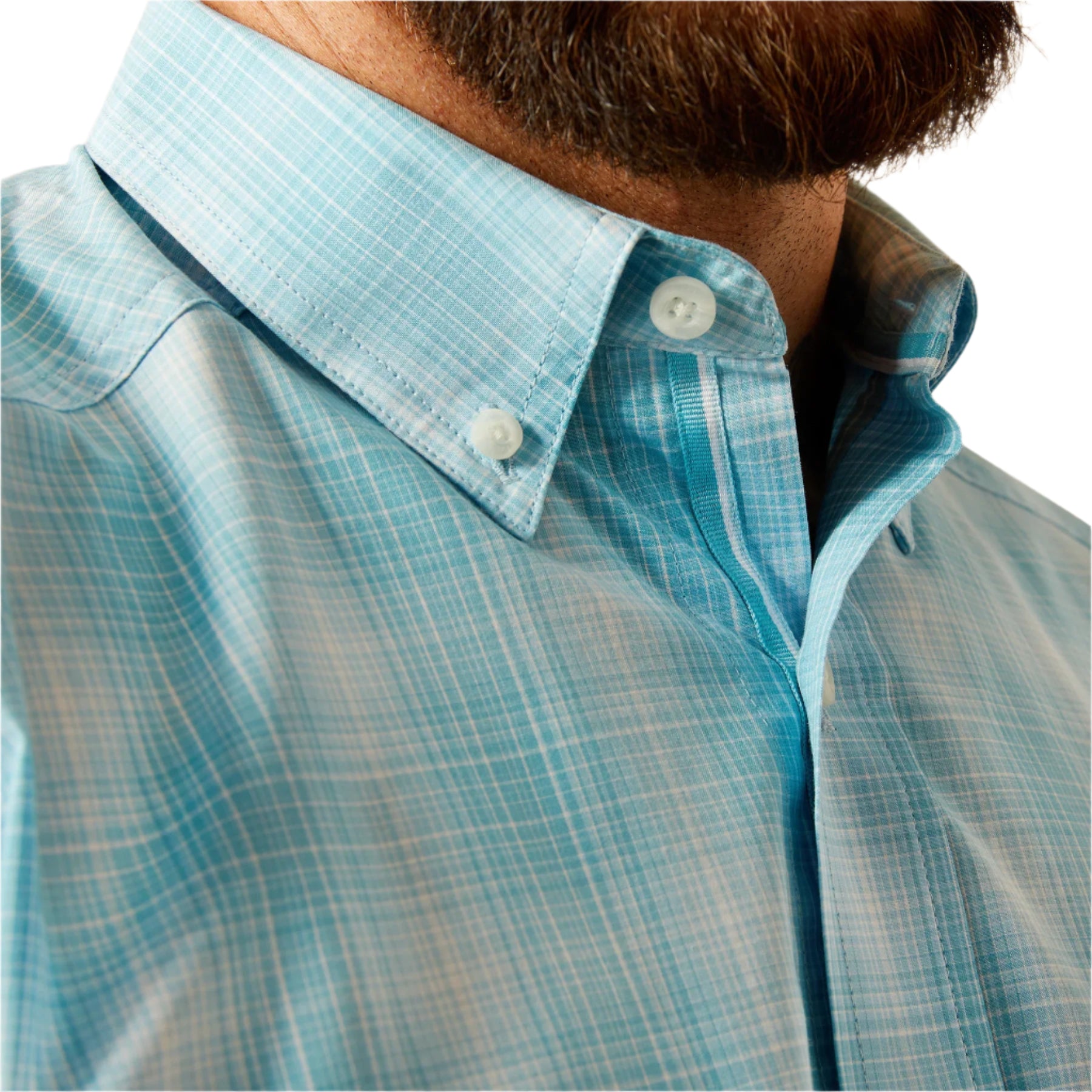 Men's Ariat Pro Series Gregory Classic Fit Button Down Shirt 10054652 - Crazy House Western Wear