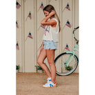 Women's USA Muscle Tee - Crazy House Western Wear