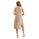 Women's ee:some Side Button Sleeveless Open Longline Sweater SH15117 - Crazy House Western Wear