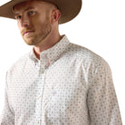 Men's Ariat White Multi Long Sleeve Somers Classic Fit Shirt 10073594