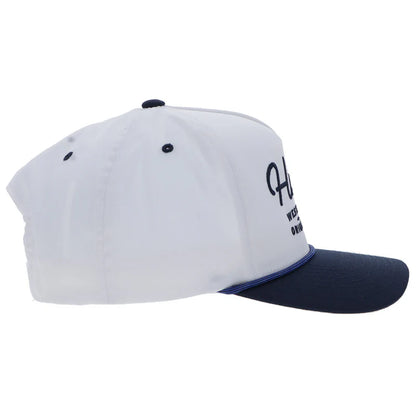Men's Hooey "OG" White and Navy Cap 2560T-WHNV - Crazy House Western Wear