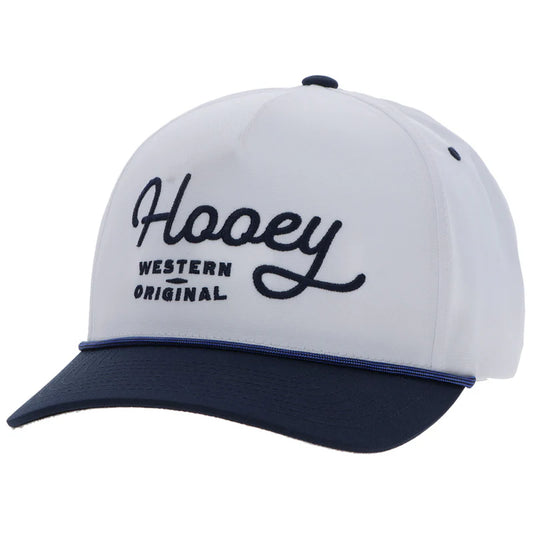 Men's Hooey "OG" White and Navy Cap 2560T-WHNV - Crazy House Western Wear
