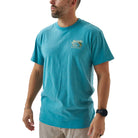 Men's Burlebo Cyan Bait and Rigs Short Sleeve T-shirt SST-BAR-CYN