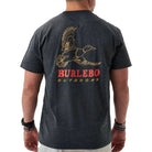 Men's Burlebo Heather Black Duck Wild Short Sleeve T-shirt SST-DKW-BLK