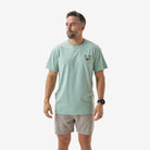 Men's Burlebo Sage Field Companion Short Sleeve T-shirt SST-FC-SGE