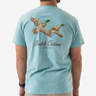 Men's Burlebo Sky Blue Flying Mallards Short Sleeve T-shirt SST-FM-SB