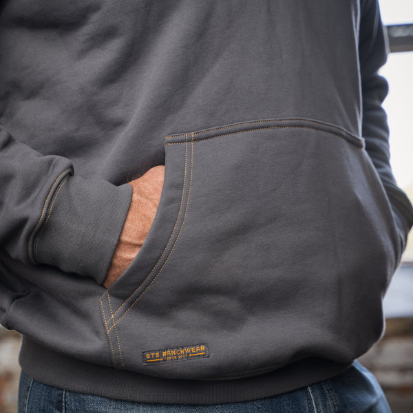 STS Ranchwear Gray Jagger Hoodie STS2001