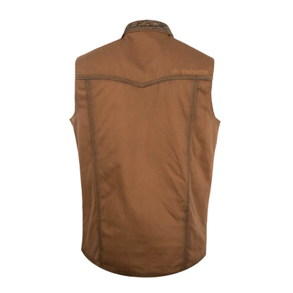 Men's STS Ranchwear "Owen" Vest Brown STS3041