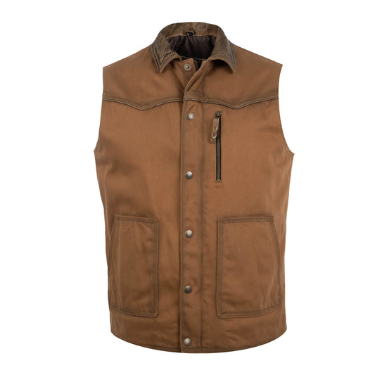 Men's STS Ranchwear "Owen" Vest Brown STS3041