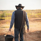 STS Ranchwear Black Ogden Vest STS3108
