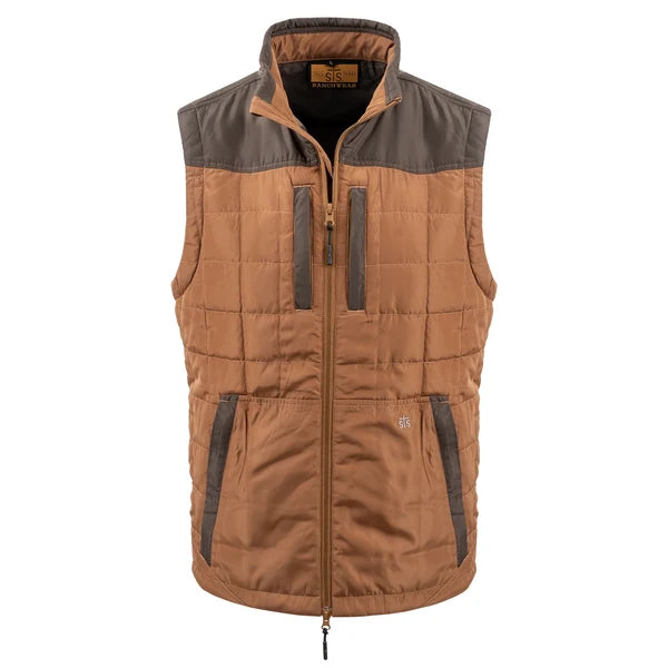 STS Ranchwear Brown Ogden Vest STS3109