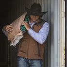 STS Ranchwear Brown Ogden Vest STS3109