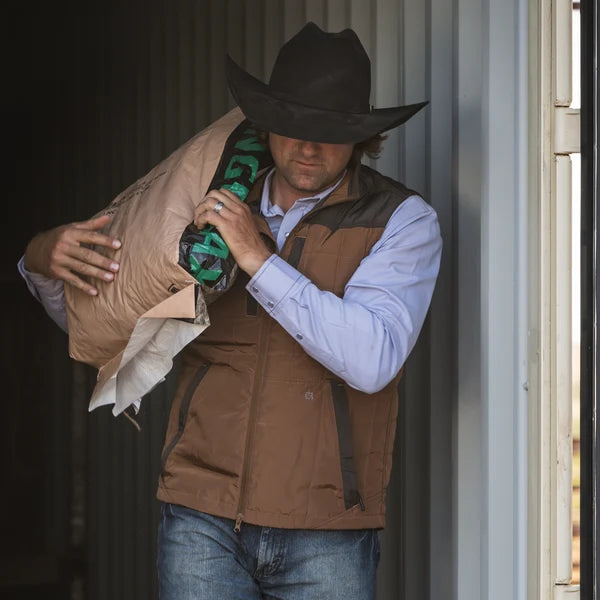 STS Ranchwear Brown Ogden Vest STS3109