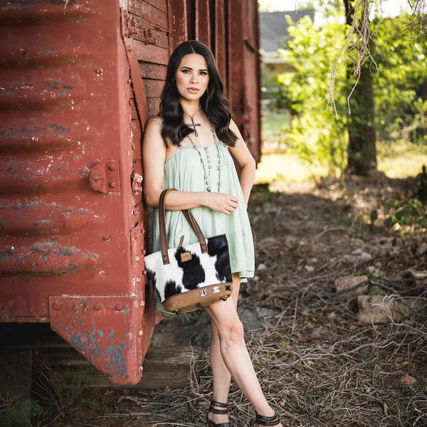 Women's STS Ranchwear Roswell Cowhide Small Tote STS32209
