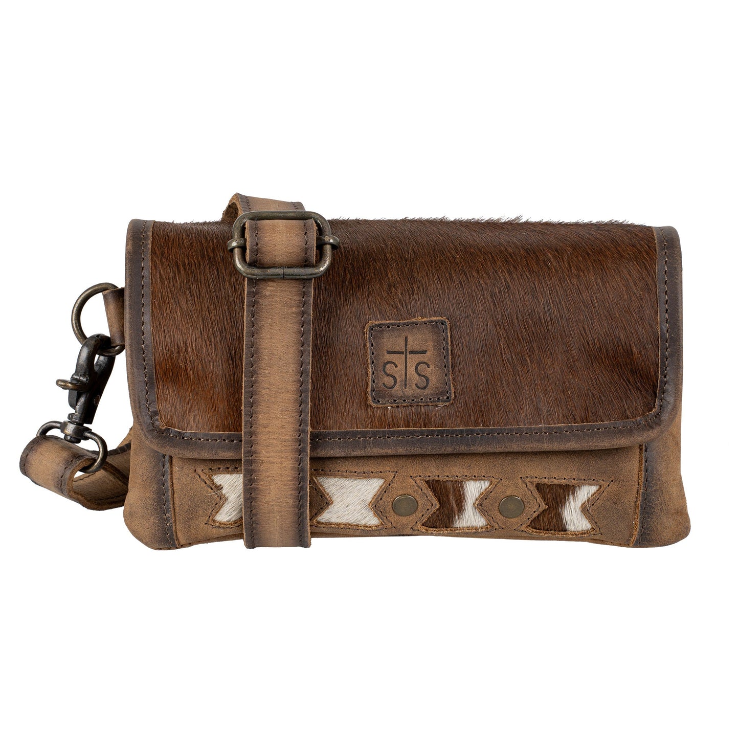 STS Roswell Cowhide Harper Crossbody - Crazy House Western Wear