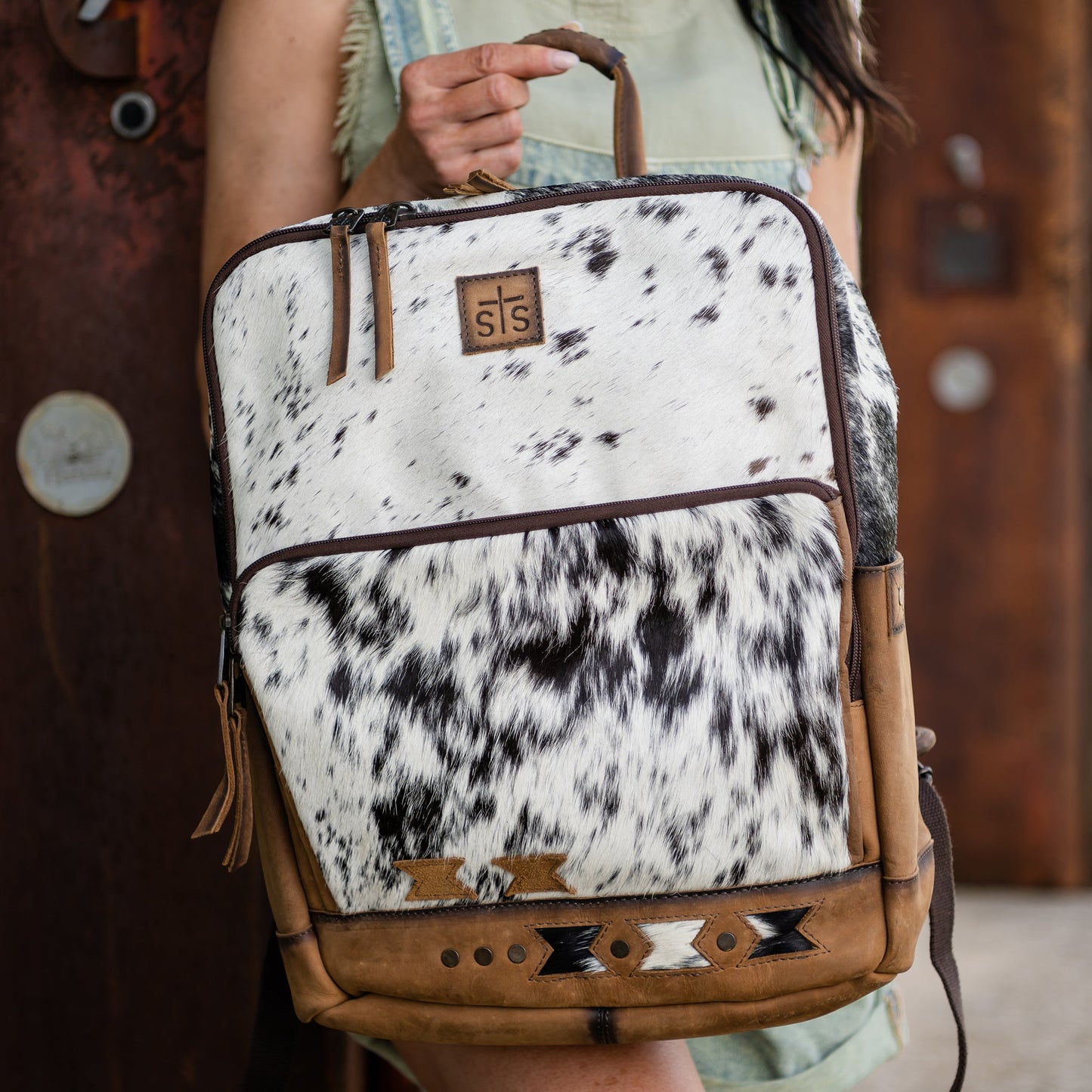 STS Roswell Cowhide Faye Backpack - Crazy House Western Wear