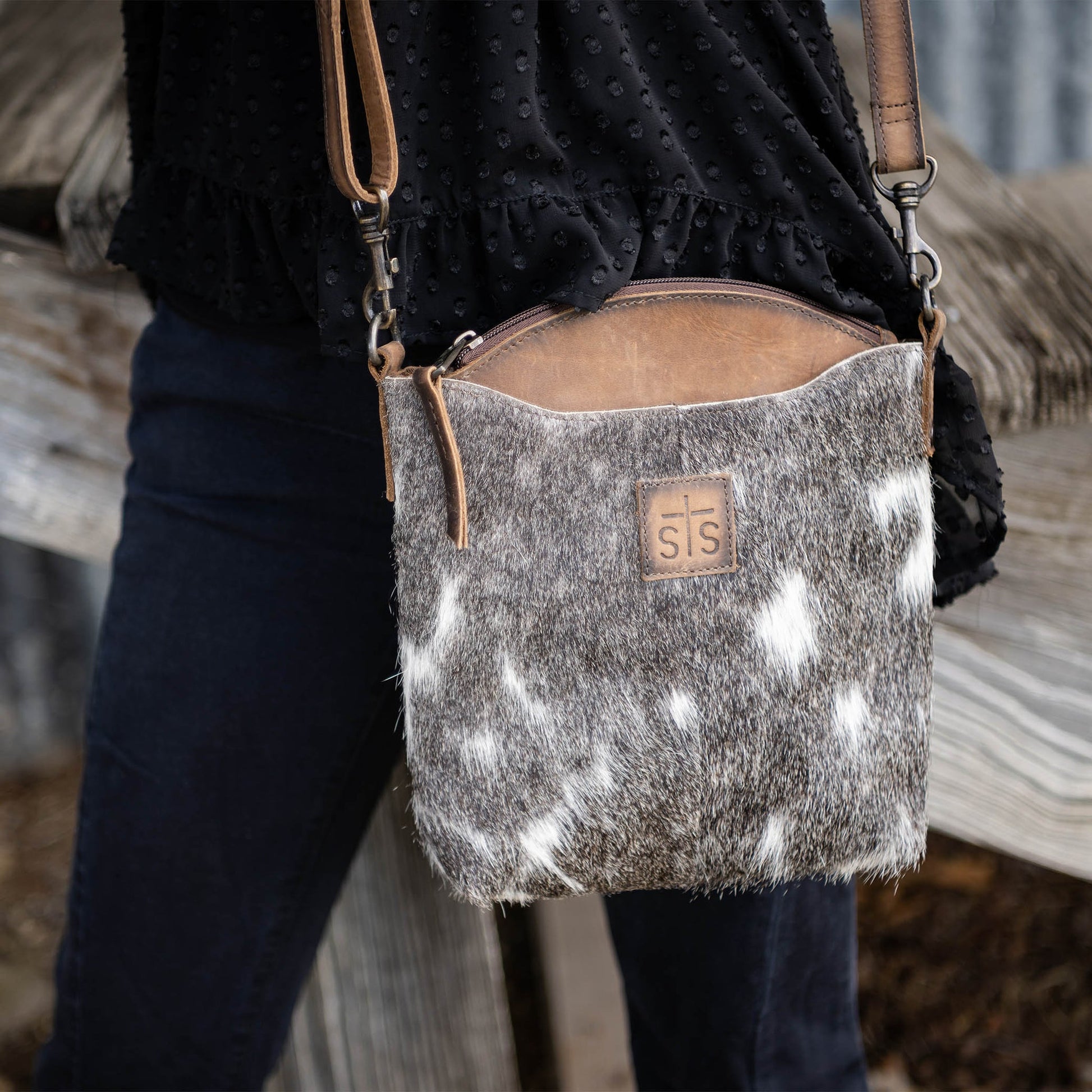 STS Cowhide Josie Crossbody - Crazy House Western Wear