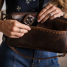 STS Ranchwear Women's Bandera Chocolate Shoulder Bag STS34015