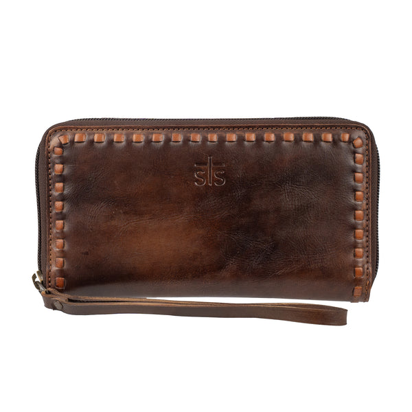 STS Ranchwear Women's Bandera Chocolate Berkley Bifold Wallet STS34016