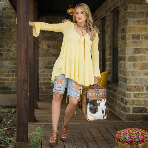 STS Ranchwear Vaquero Cowhide Lennon Backpack STS34152