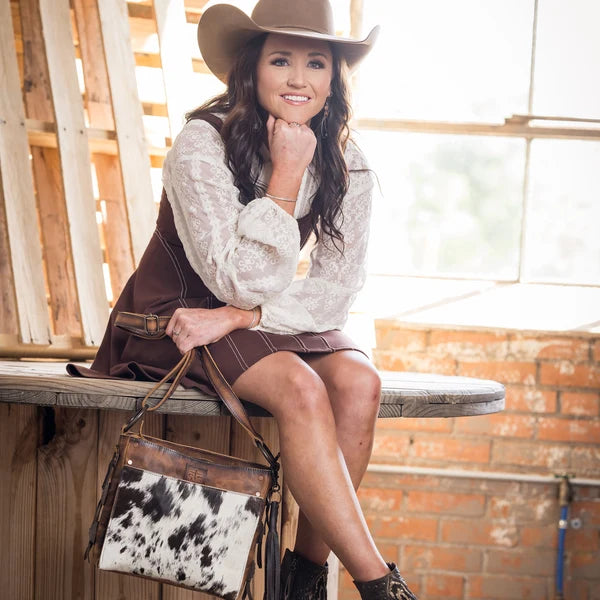 STS Ranchwear Women's Guadalupe Cowhide Olivia Crossbody STS35749