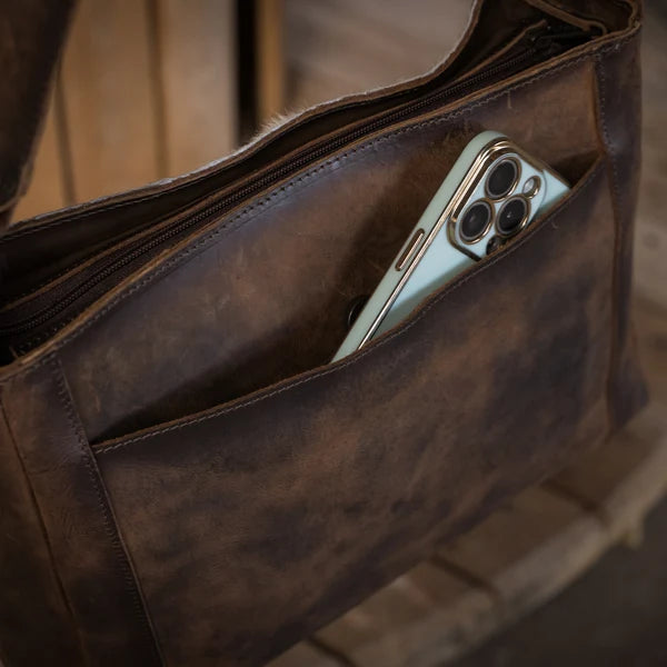STS Ranchwear Cowhide Sterling Shoulder Bag STS35941