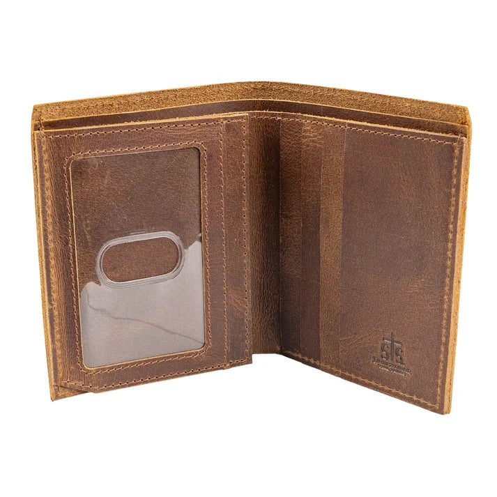 STS Ranchwear Men's Tucson Double ID Bifold Wallet STS61819