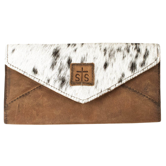 STS Cowhide Style Wallet - Crazy House Western Wear