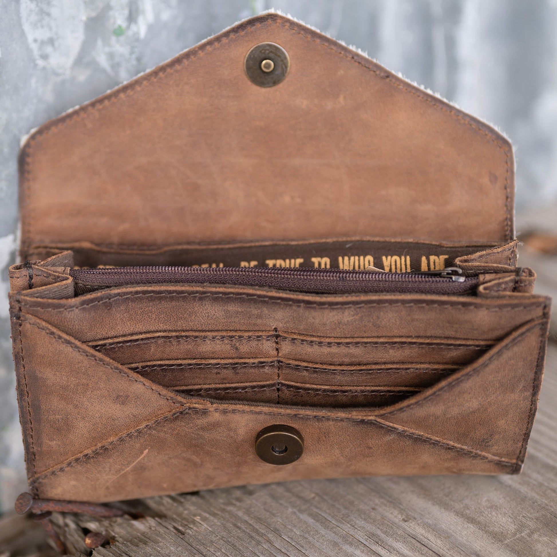 STS Cowhide Style Wallet - Crazy House Western Wear