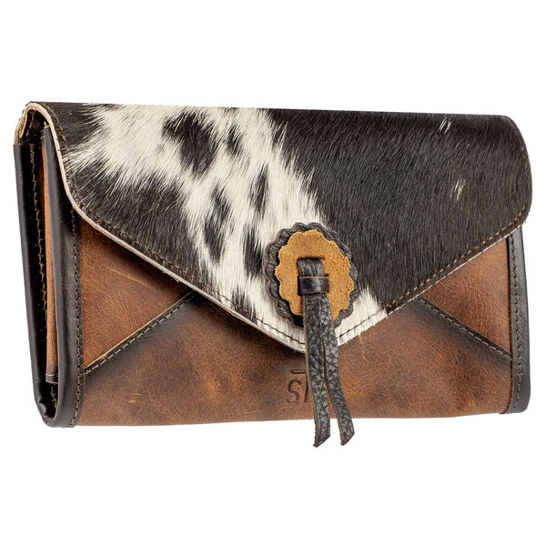 STS Ranchwear Women's Guadalupe Cowhide Style Wallet STS64075