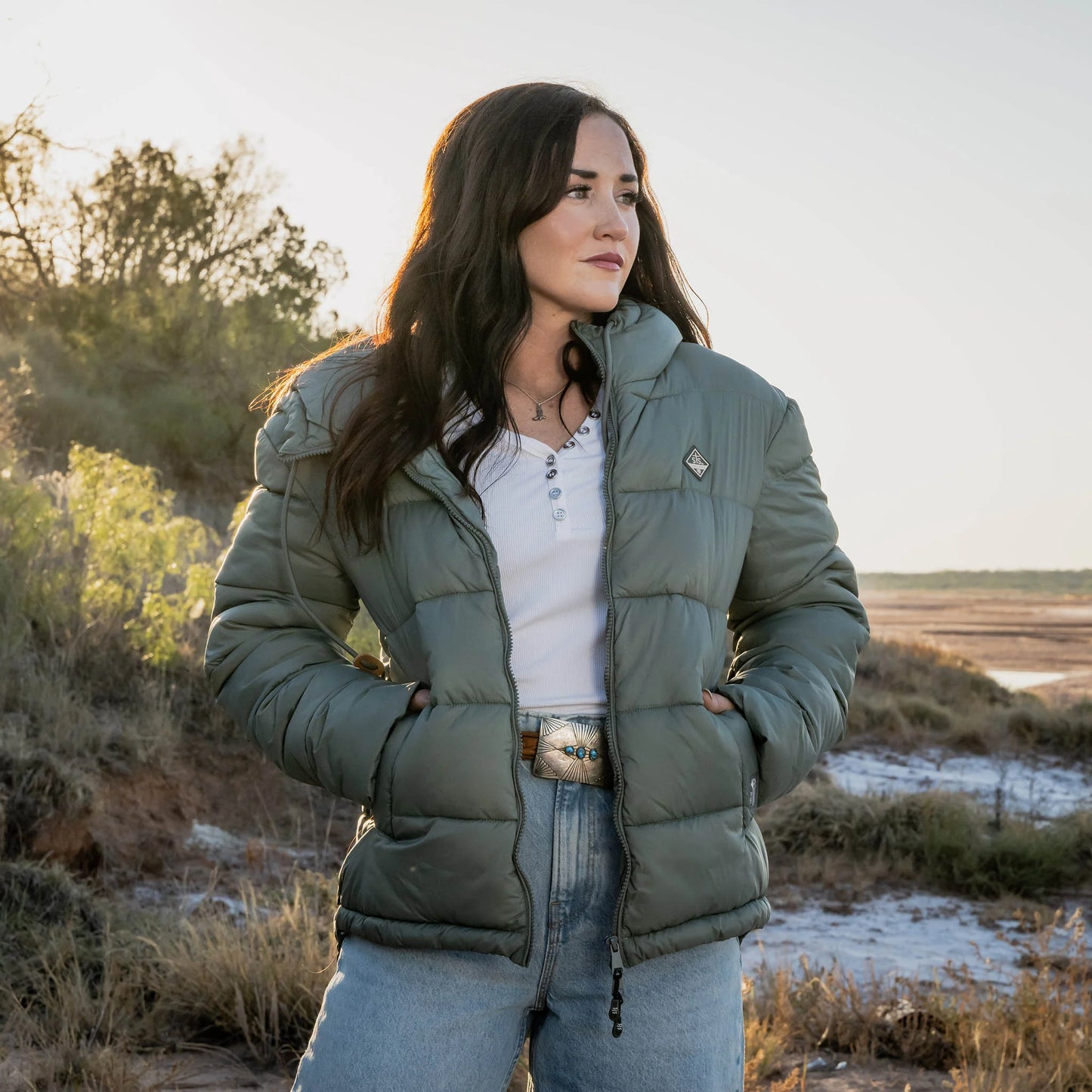 Women's STS Ranchwear "Sage" Puff Jacket STS8056