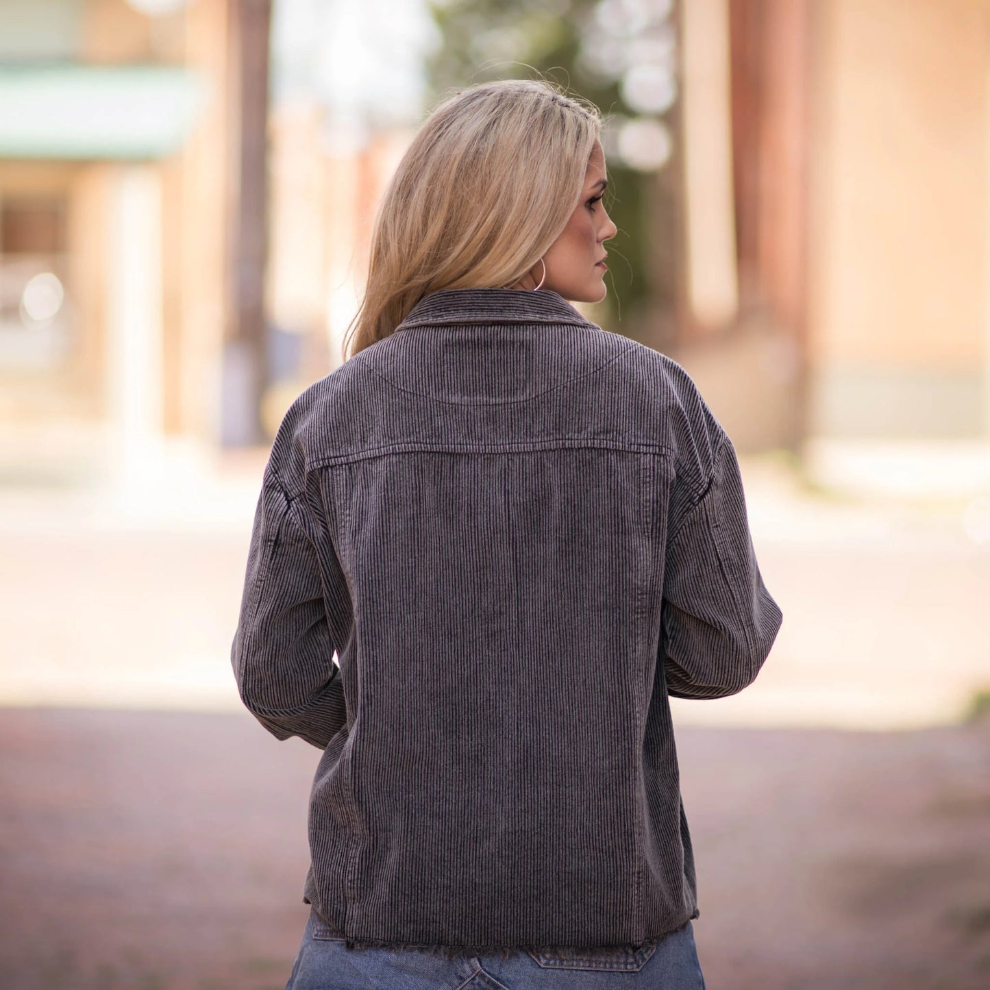 Women's STS Ranchwear "Abby" Charcoal Jacket STS9099