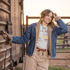 STS Ranchwear Denim Teddy Jean Jacket STS9199