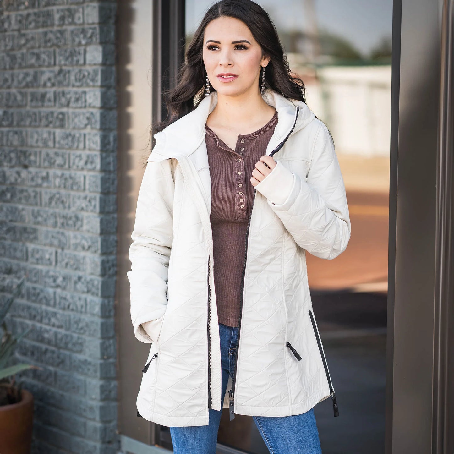 Women's STS Ranchwear "Blakely" Cream Jacket STS9633